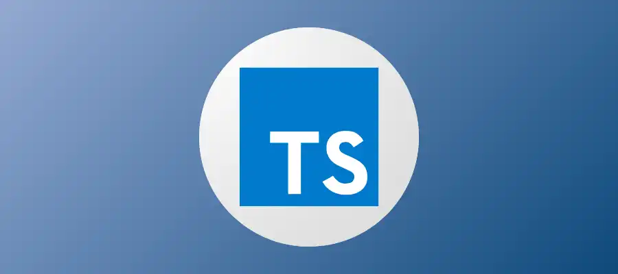 TypeScript Logo on a Blue Background